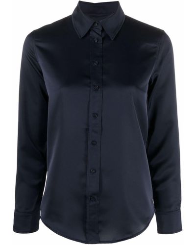 Lauren by Ralph Lauren Classic Button-up Shirt - Blue