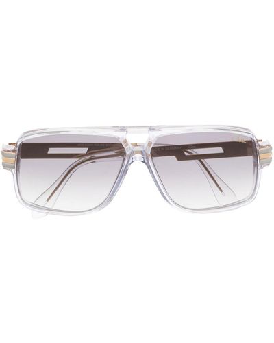 Cazal Eckige 6023/3 Sonnenbrille - Weiß