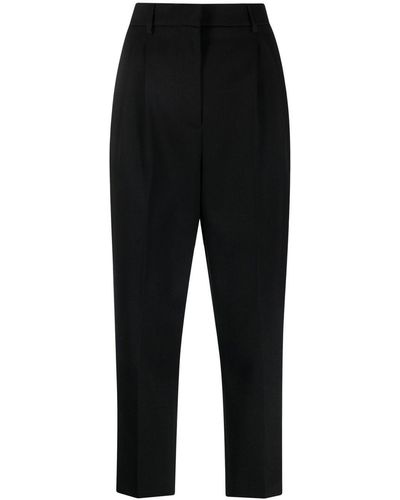 Lanvin High-rise Tailored Trousers - Black
