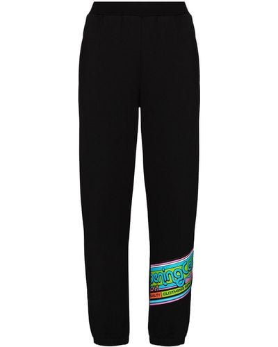 Opening Ceremony Cartoon-print Band Track Trousers - Black
