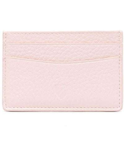 Aspinal of London Leather Card Holder - Pink