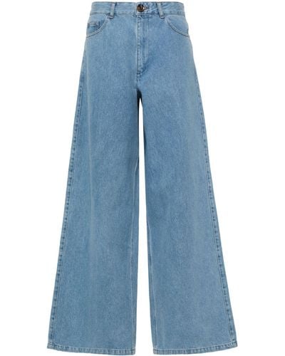 Soeur Alexis High-rise Wide-leg Jeans - Blue