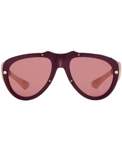 Burberry Shield Mask Sunglasses - Pink