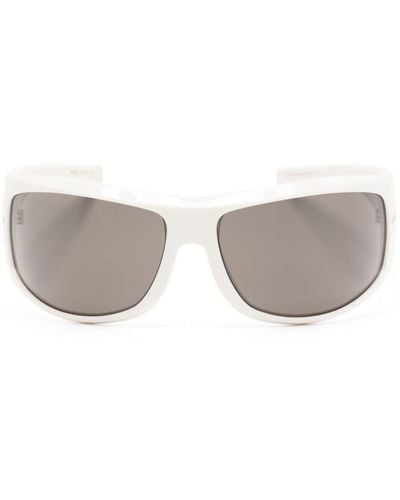 BOSS Oversized Biker-frame Sunglasses - Grey