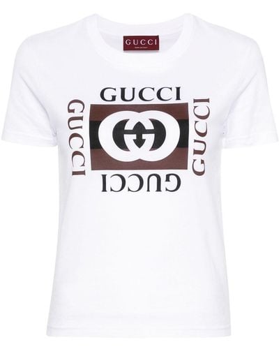 Gucci Logo-print Cotton T-shirt - White