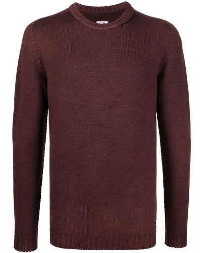 C.P. Company Crew Neck Pullover Sweater - Purple