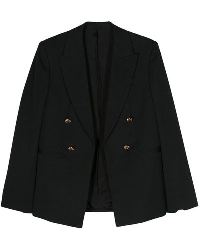 Bottega Veneta Wool Blazer Jacket - Black