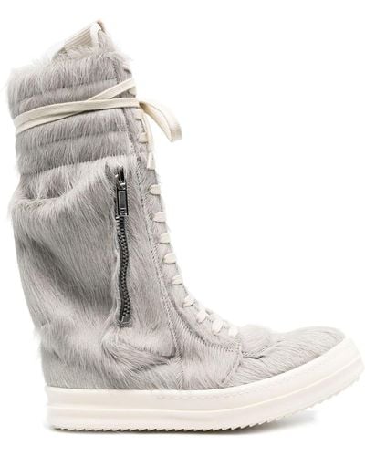 Rick Owens Chunky High-top Sneakers - Gray