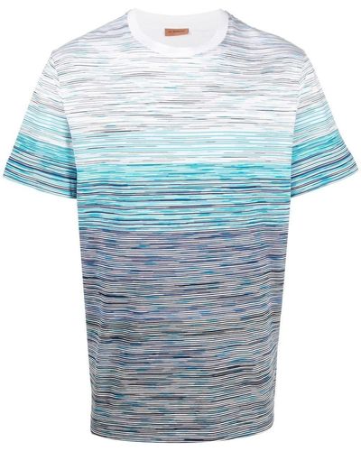 Missoni Camiseta con motivo de rayas - Azul