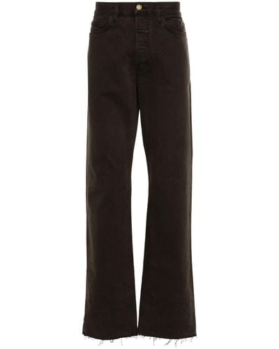 Fear Of God Mid-rise straight-leg jeans - Nero