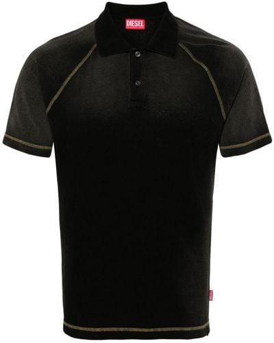 DIESEL Katoenen Poloshirt - Zwart