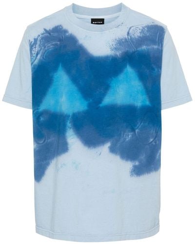 BOTTER Camiseta con estampado tie-dye - Azul