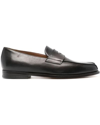 Doucal's Mario 50 Leather Loafers - Black