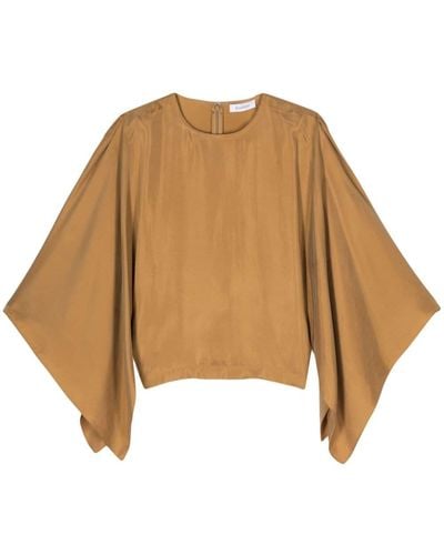 Rodebjer Wide Open-sleeves Blouse - Natural