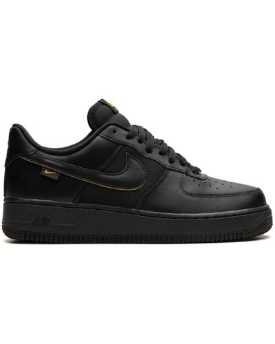 Nike Air Force 1 '07 "black/university Gold" Sneakers - Zwart