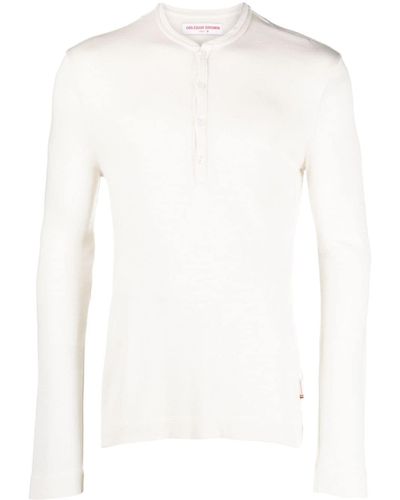 Orlebar Brown Harrison Sweatshirt mit Stehkragen - Weiß