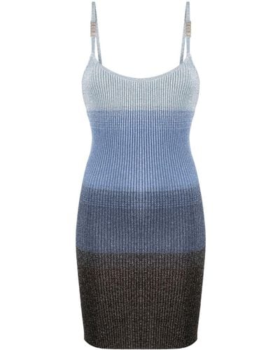 Gcds Striped Degradé Minidress - Blue