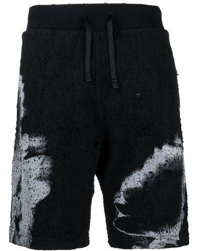 1017 ALYX 9SM Pantalones cortos de chándal con motivo gráfico - Negro