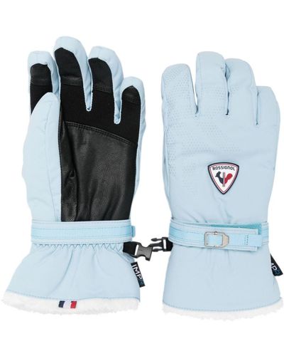 Rossignol Romy Logo-patch Ski Gloves - Blue