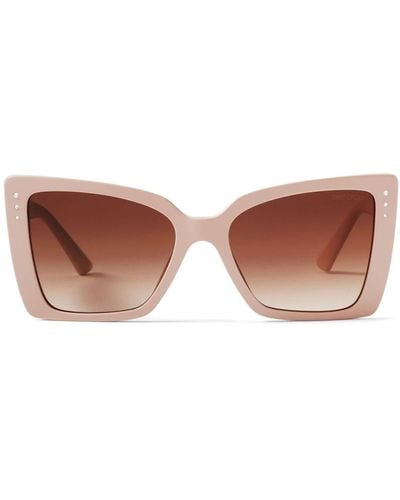 Jimmy Choo Lorea Cat-eye Sunglasses - Brown