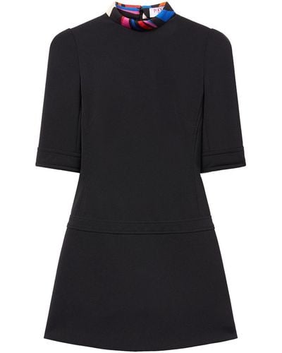 Emilio Pucci Short-sleeved Minidress - Black