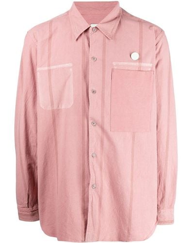 OAMC Long-sleeve Poplin Shirt - Pink