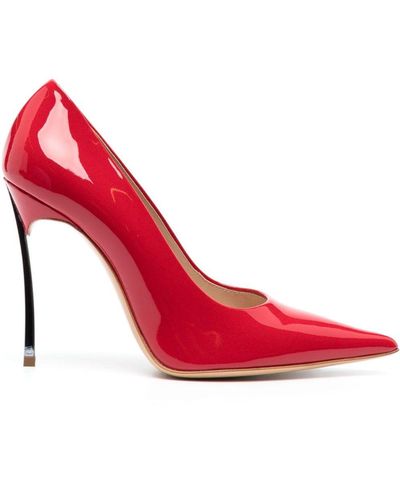 Casadei Zapatos Superblade con tacón de 100mm - Rojo