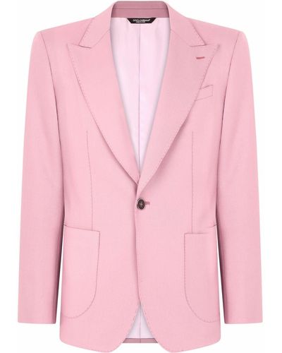 Dolce & Gabbana Einreihiges Jackett - Pink