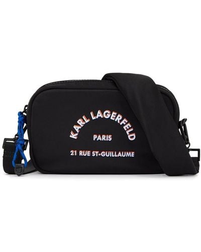 Karl Lagerfeld Rue St-guillaume Camera Bag - Black