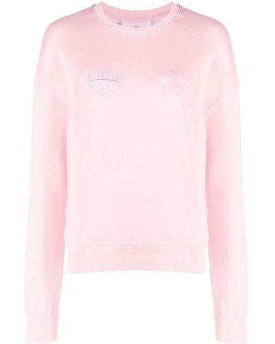 Chiara Ferragni Eye Star Sweatshirt - Pink
