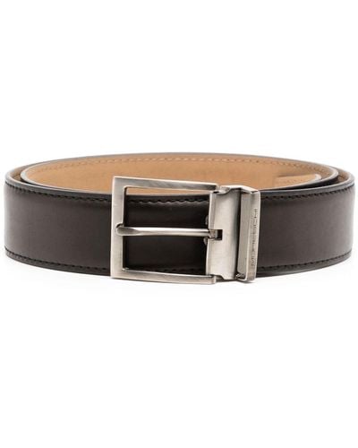 Moreschi Buckle-fastening Leather Belt - Brown