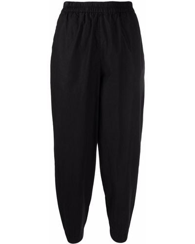 Toogood High-rise Tapered Trousers - Black