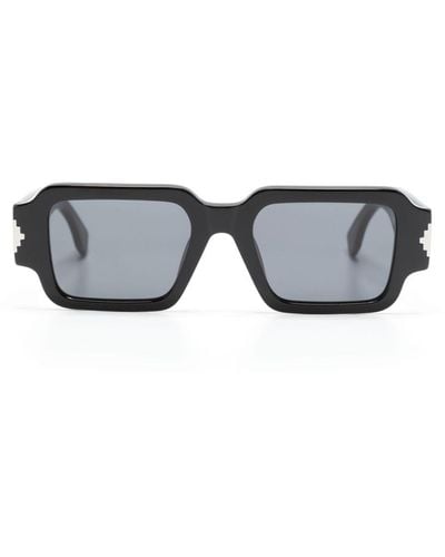 Marcelo Burlon Cerio15 Rectangle-frame Sunglasses - Grey