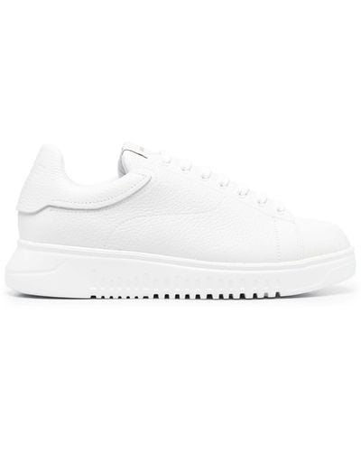 Emporio Armani Klassische Sneakers - Weiß