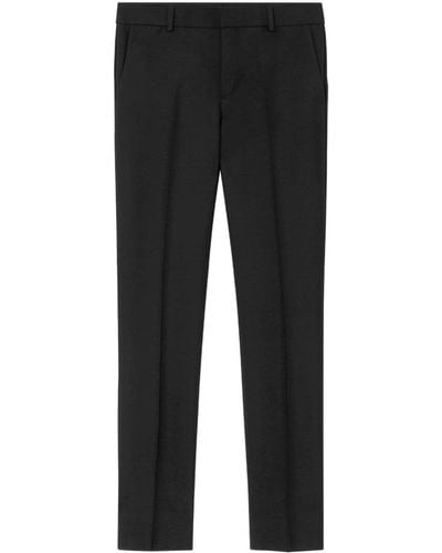 Versace Mid-rise Tailored Trousers - Black