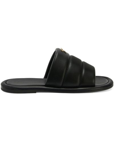 Giuseppe Zanotti Harmande Leather Slides - Black