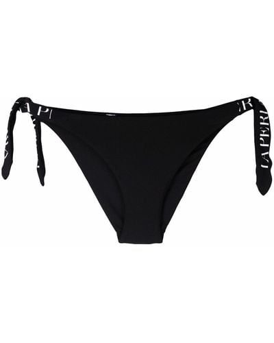 La Perla Bragas de bikini con cierre de lazo - Negro
