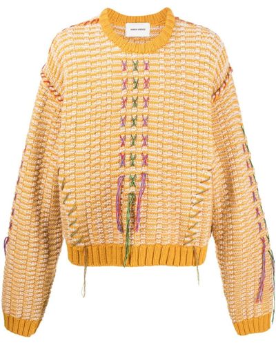 Henrik Vibskov Hank Out Trico-knit Sweater - Metallic