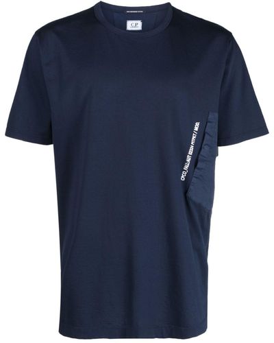 C.P. Company スローガン Tシャツ - ブルー
