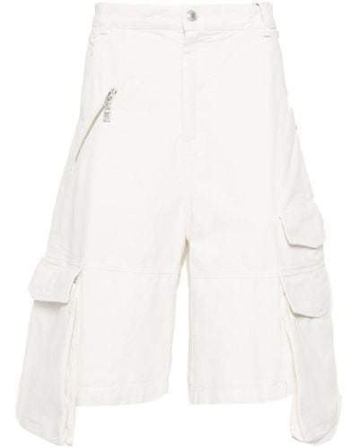 Gcds Ultracargo Bermuda Shorts - White