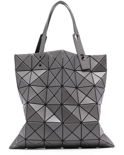 Bao Bao Issey Miyake Geometric Panelled Tote Bag - Grey