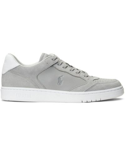 Polo Ralph Lauren Panelled Lace-up Trainers - White