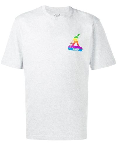 Palace Jobsworth Logo-print T-shirt - Gray