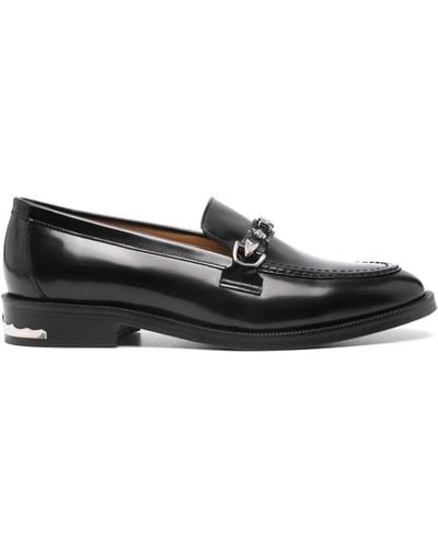 Toga Virilis Loafers Met Detail - Zwart