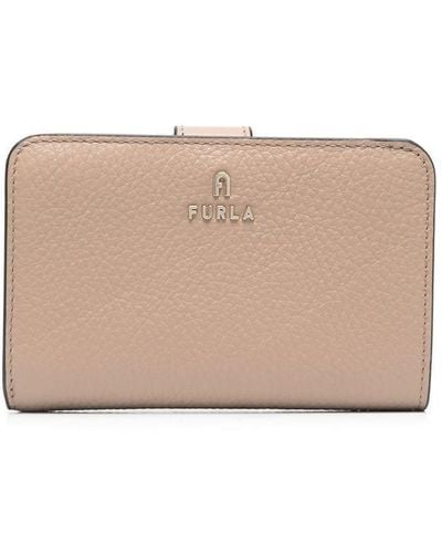 Furla Greice Leather Wallet - Natural