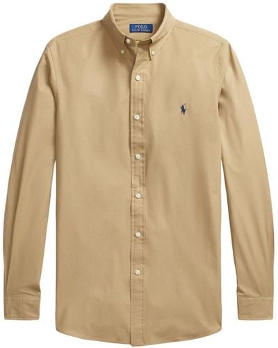 Polo Ralph Lauren T-shirt en coton à logo Polo Pony brodé - Neutre
