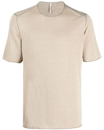Transit Camiseta sin rematar con cuello redondo - Neutro