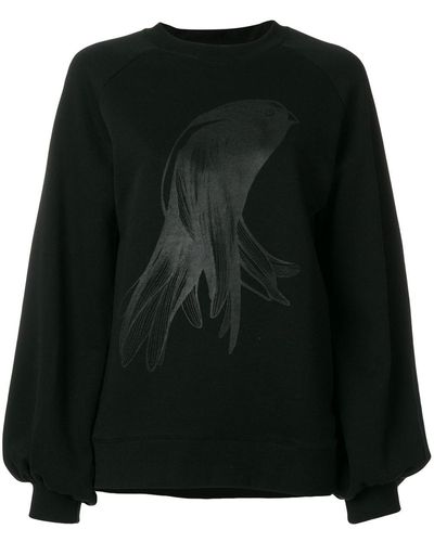 Ioana Ciolacu Oversized printed sweatshirt - Negro