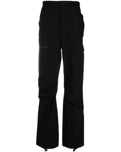 McQ Logo-patch Cargo Trousers - Black