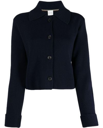 Paul Smith Button-up Wool Cardigan - Blue